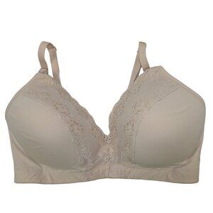 Natori Bliss Perfection Wireless Contour Lace Women's Nursing Bra 34D NWT Cafe